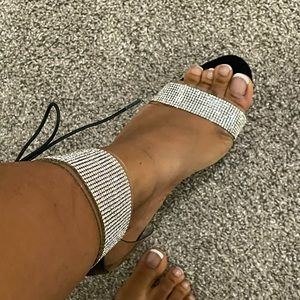 Rhinestone heels